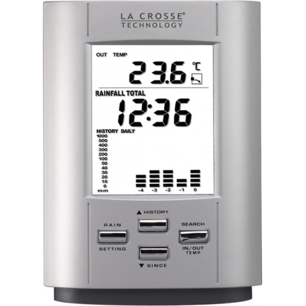 PLUVIOMETRE ELECTRONIQUE TEMPERATURE INT/EXT