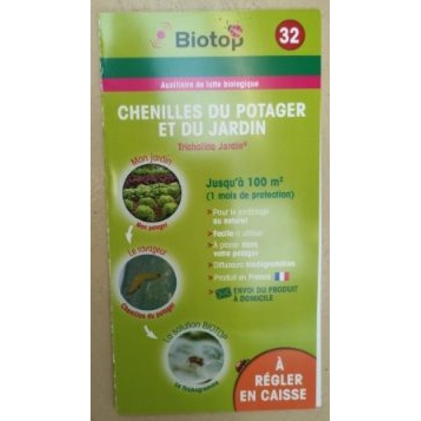 POCHETTE TRICHLONINE JARDIN CHENILLES DU POTAGER