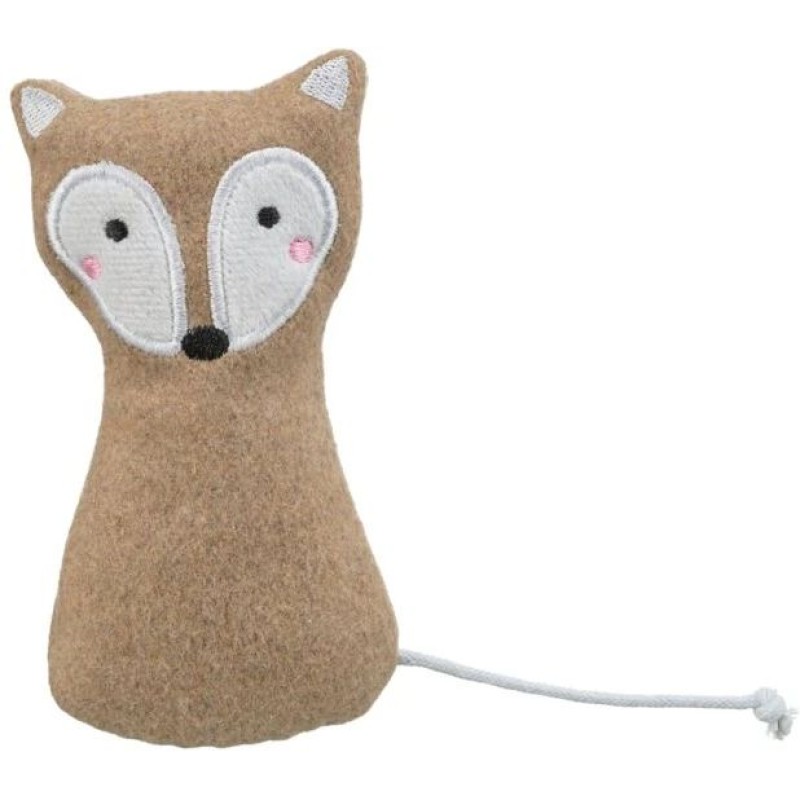 RENARD EN TISSU CATNIP 13CM