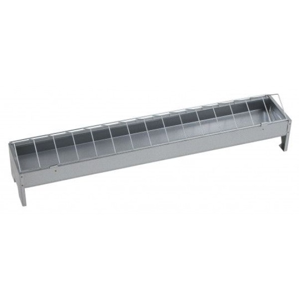 MANGEOIRE POULES 10X75CM GALVANISEE