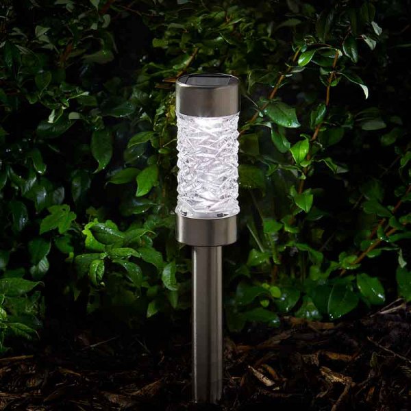 BALISE ACIER MONTANA INOX ET VERRE 3L