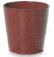 CACHE POT DIA 13.5 H16 CM ROUGE CERAMIQUE