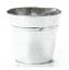 CACHE POT DIA 11 H 10 CM METAL ZINC