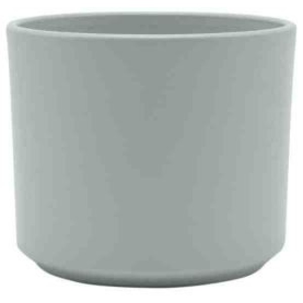 CACHE POT CERAMIQUE MAT GRIS GULIA D32 H27CM