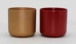 CACHE POT CERAMIQUE ASSORTIE KIYO D18.5 H 17.4CM