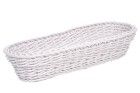 PANIER A PAIN OVALE PLAS BLA 38X15X7 CM