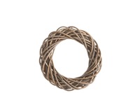 COURONNE ROTIN NATUREL 35X35X6.5CM