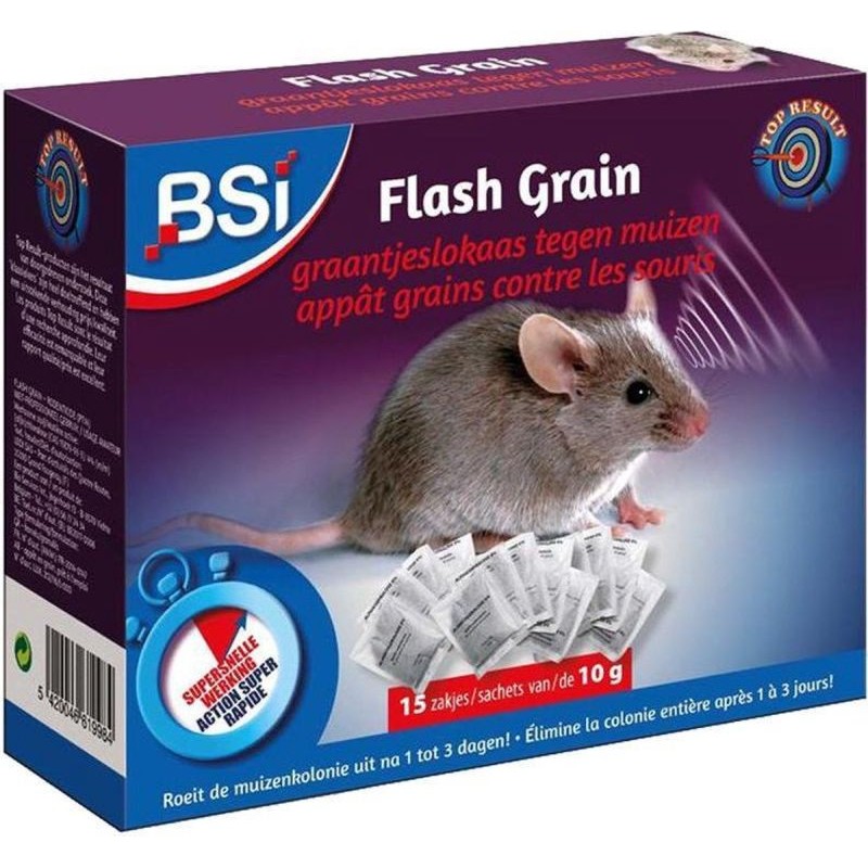 FLASH GRAINS CONCASSES CONTRE SOURIS 15 X 10G