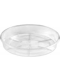 SOUCOUPE RONDE 15CM TRANSPARENT
