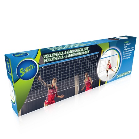 KIT DE VOLLEYBALL ET BADMINTON SCATCH 310X168CM