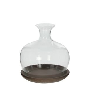 DECO EN VERRE MONACO H23 D23CM