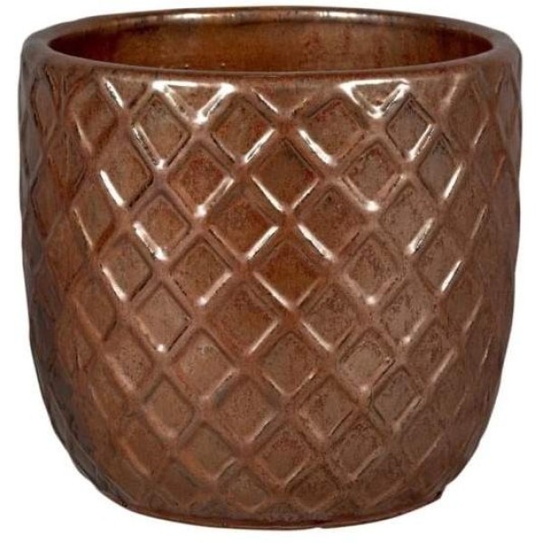 POT BORNEO ROUGE CUIVRE D22CM/H21CM