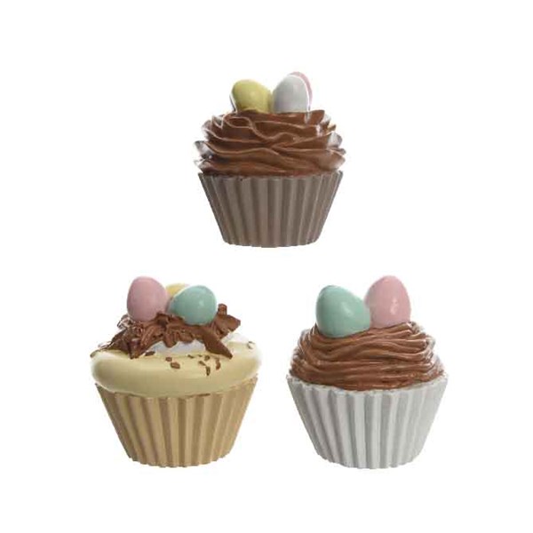 CUPCAKE POLY AVEC OEUF ASSORTIE