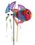MOULIN A VENT POISSON COLOREE