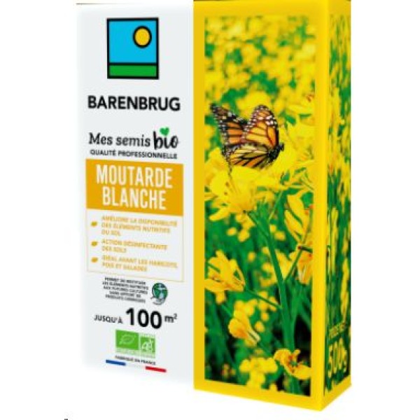 MOUTARDE BLANCHE BIO 500G