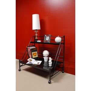 ETAGERE DECO 2 PLATEAUX L82XP51XH78CM