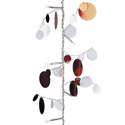 GUIRLANDE PAILLETTES BLANCHES/ROUGES