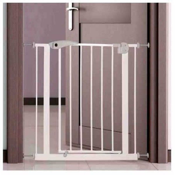 BARRIERE METAL 75-85X76CM BLANC