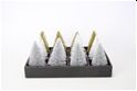 SAPINS 14CM 7 LED SUR PILE