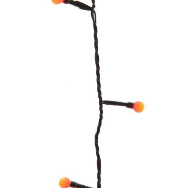 GUIRLANDE BOULES 6M 80 LED ROUGE INT/EXT