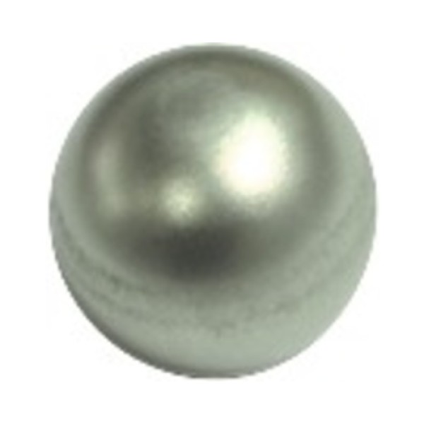 BOULE UNIE EMAIL 70MM ARGENT SATINE